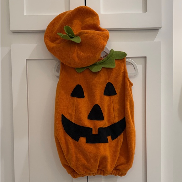Pottery Barn Kids Orange Pumpkin Costume 6-12M - Picture 1 of 6